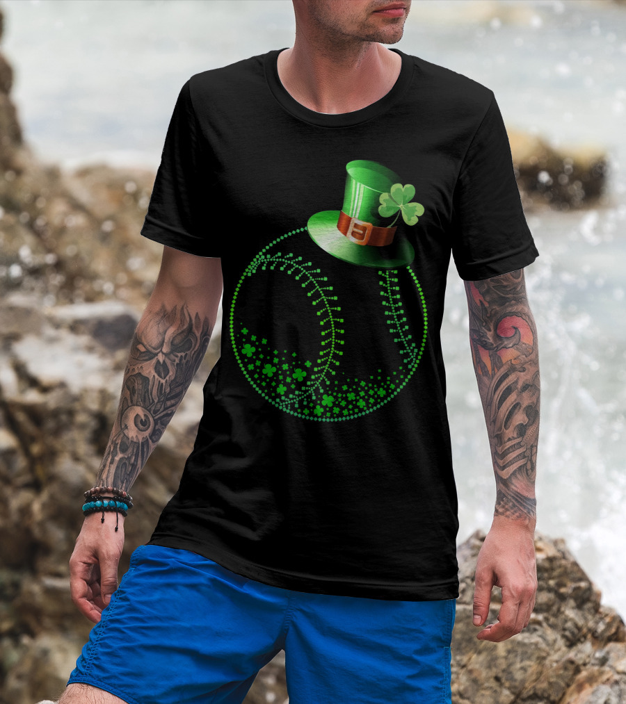 Saint Patricks Day Irish Shamrock Baseball Hat T-Shirt