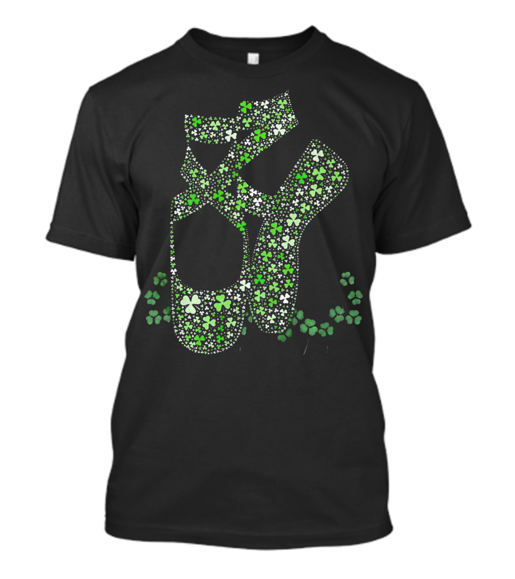 Irish Shamrock Ballet Shoes Ireland Clover T-Shirt