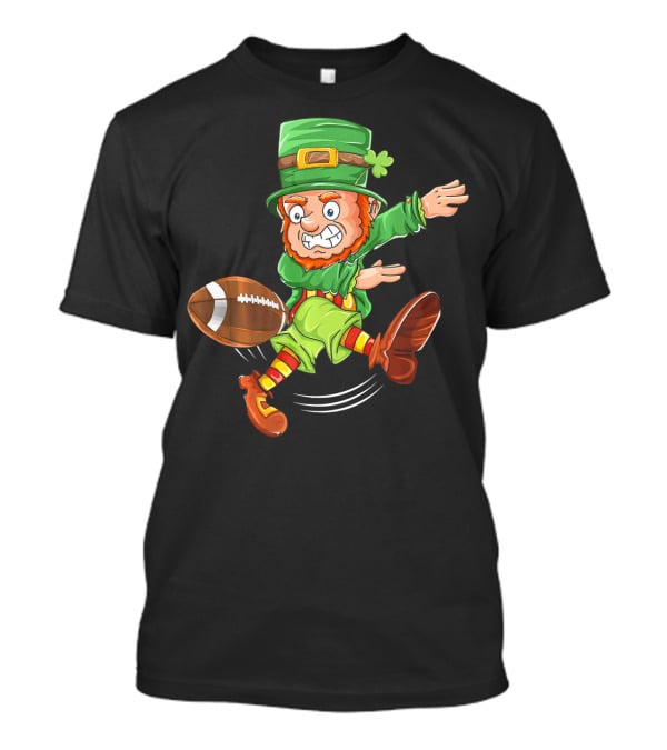 Leprechaun Rugby Kick St Patricks Day Coach Fun T-Shirt