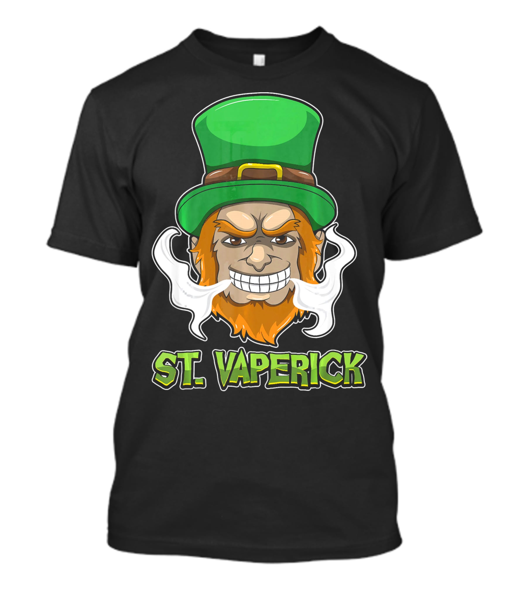 St. Vaperick Green Vaping Leprechaun T-Shirt