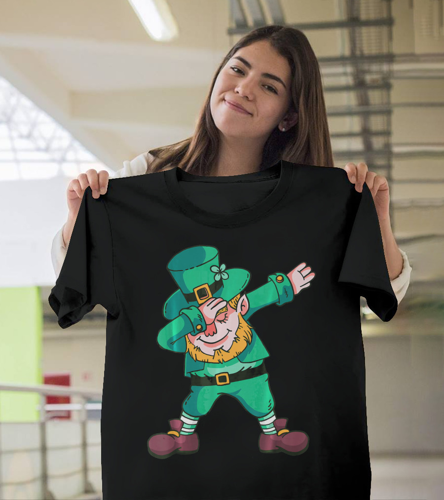 Dabbing Leprechaun St. Patricks Day Irish T-Shirt