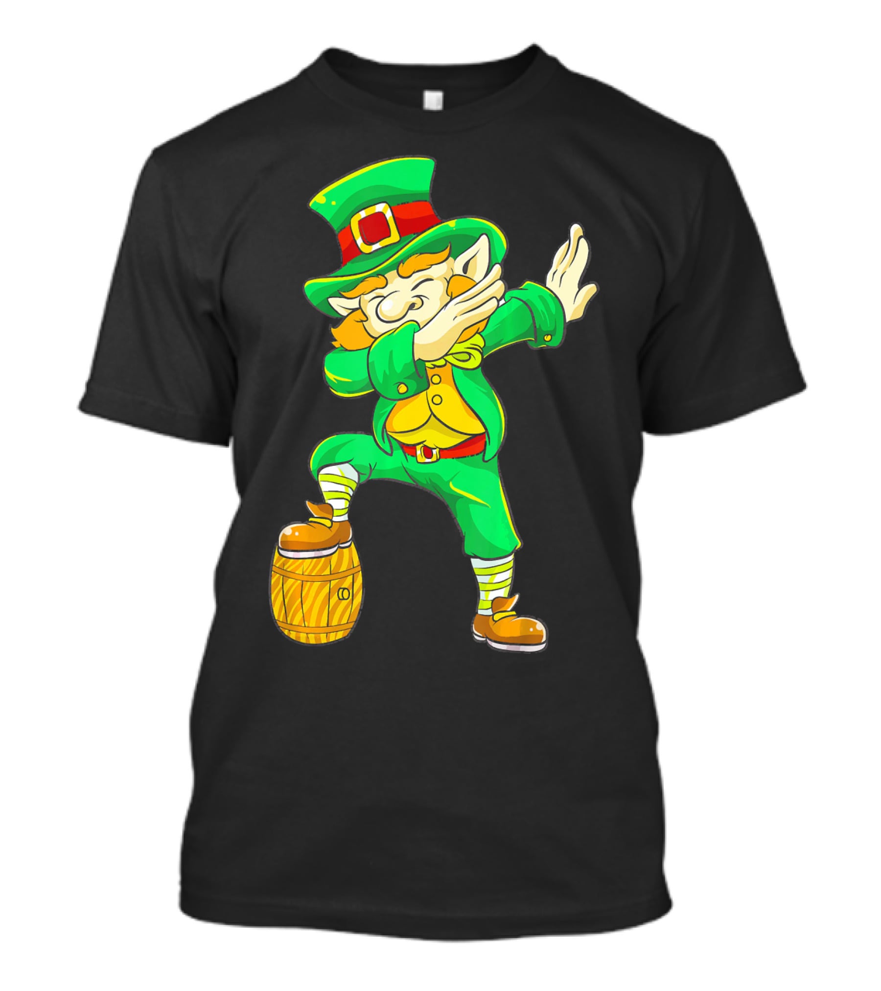 Dabbing Leprechaun Irish St Patrick's Day Beer Keg T-Shirt