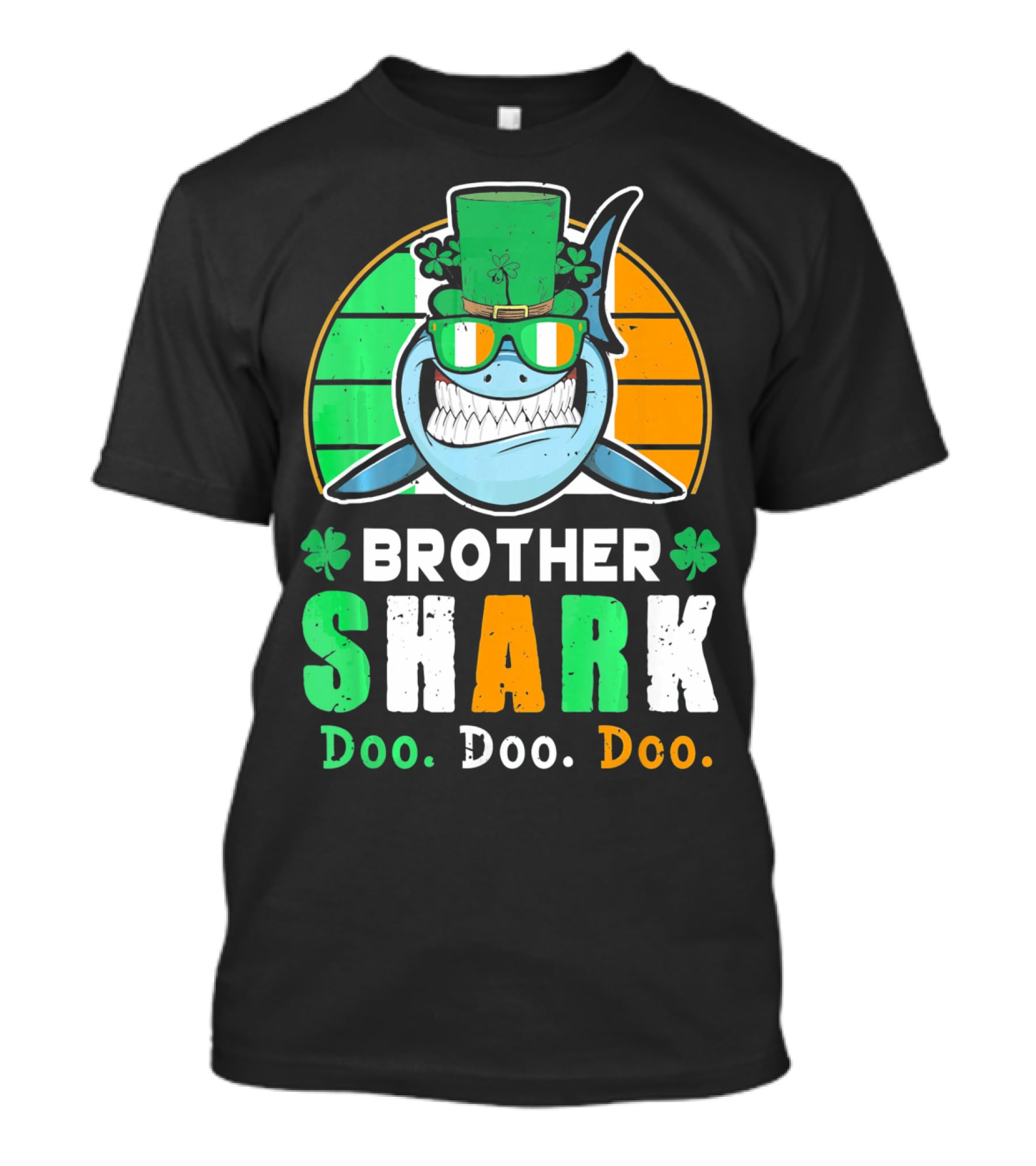 Brother Shark Doo Doo Doo Irish Ireland St Patricks T-Shirt