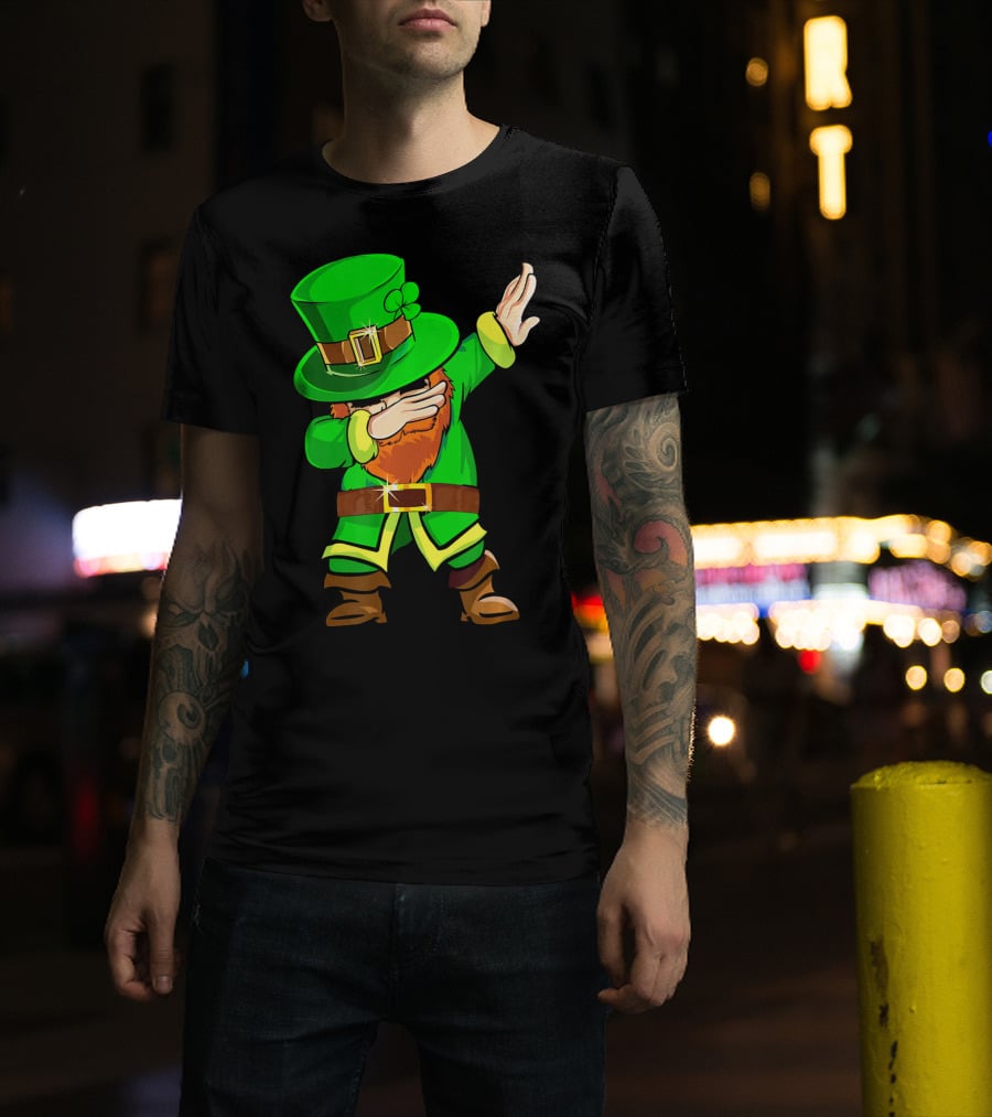 Dabechaun Leprechaun Dabbing Funny St. Patrick's Day T-Shirt