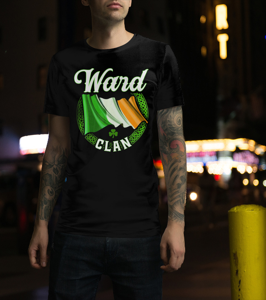 Ward Surname Clan Irish Flag Ireland T-Shirt