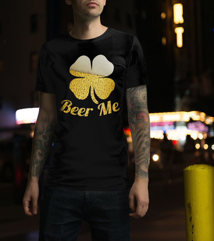 Beer Me Shamrock Bubbles T-Shirt