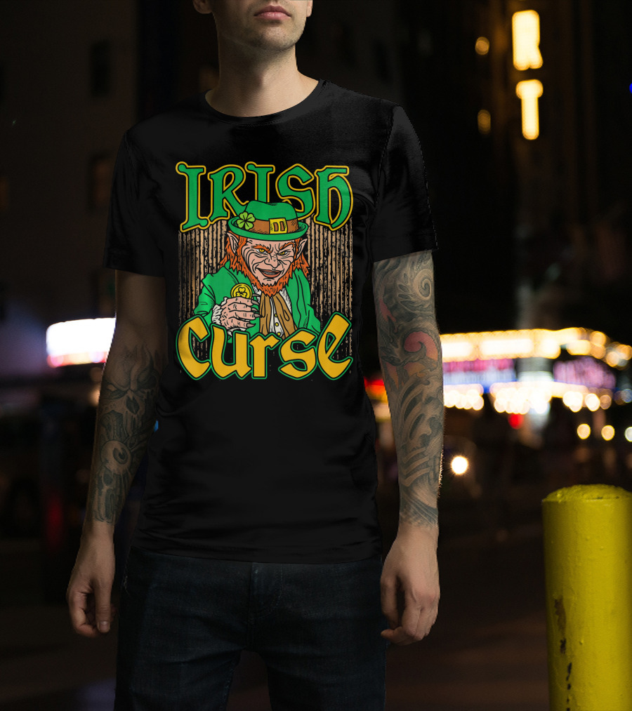 Irish Curse Leprechaun Horror Scar T-Shirt