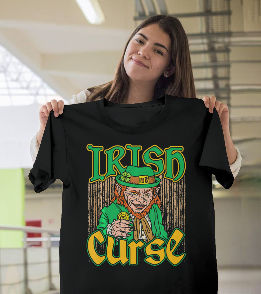 Irish Curse Leprechaun Horror Scar T-Shirt