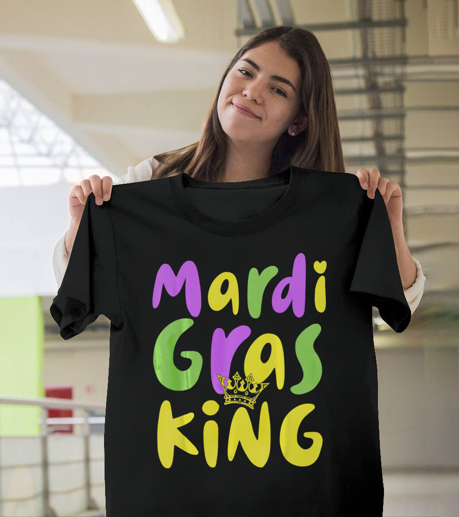 Mardi Gras King Crown T-Shirt