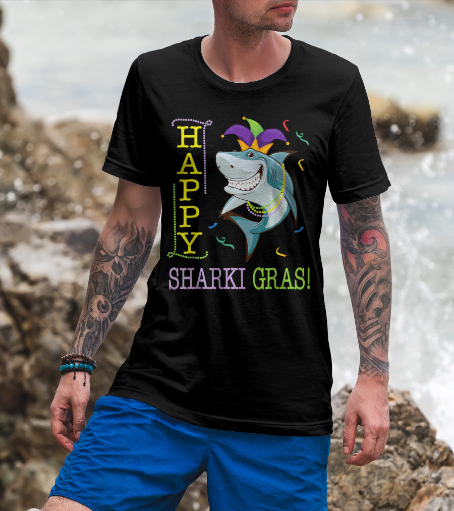 HAPPY SHARKI GRAS T-Shirt