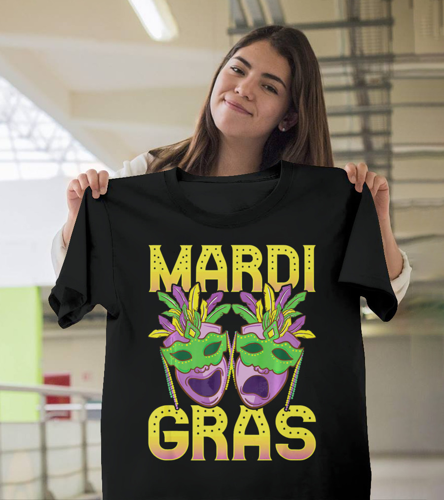 Mardi Gras Masks Party New Orleans T-Shirt