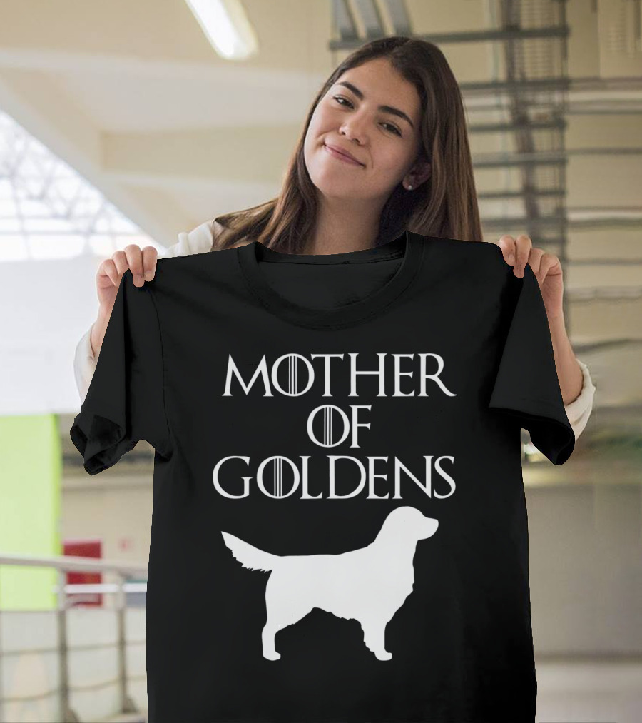 Mother of Goldens Cute and Unique White T-Shirt