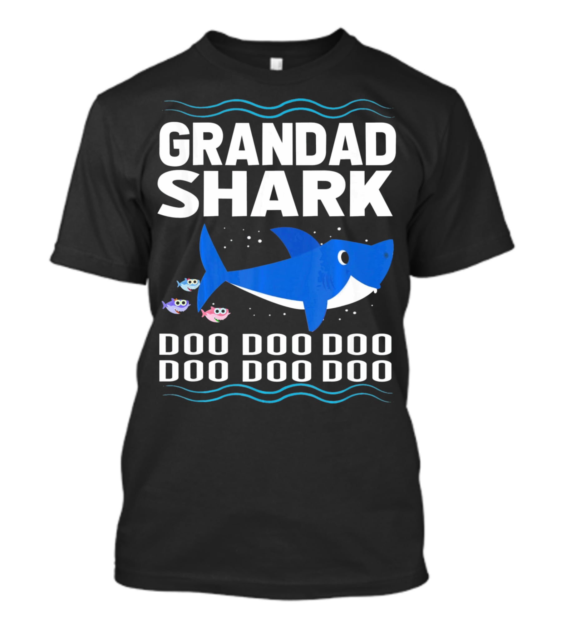 Grandad Shark Doo Doo Doo Doo Doo Doo Funny Baby T-Shirt