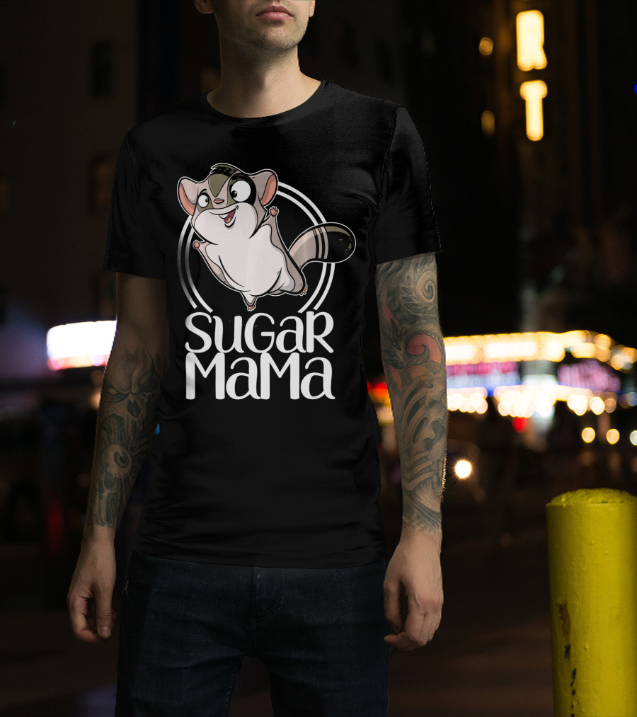 Sugar Mama Adorable Sugar Glider Character T-Shirt
