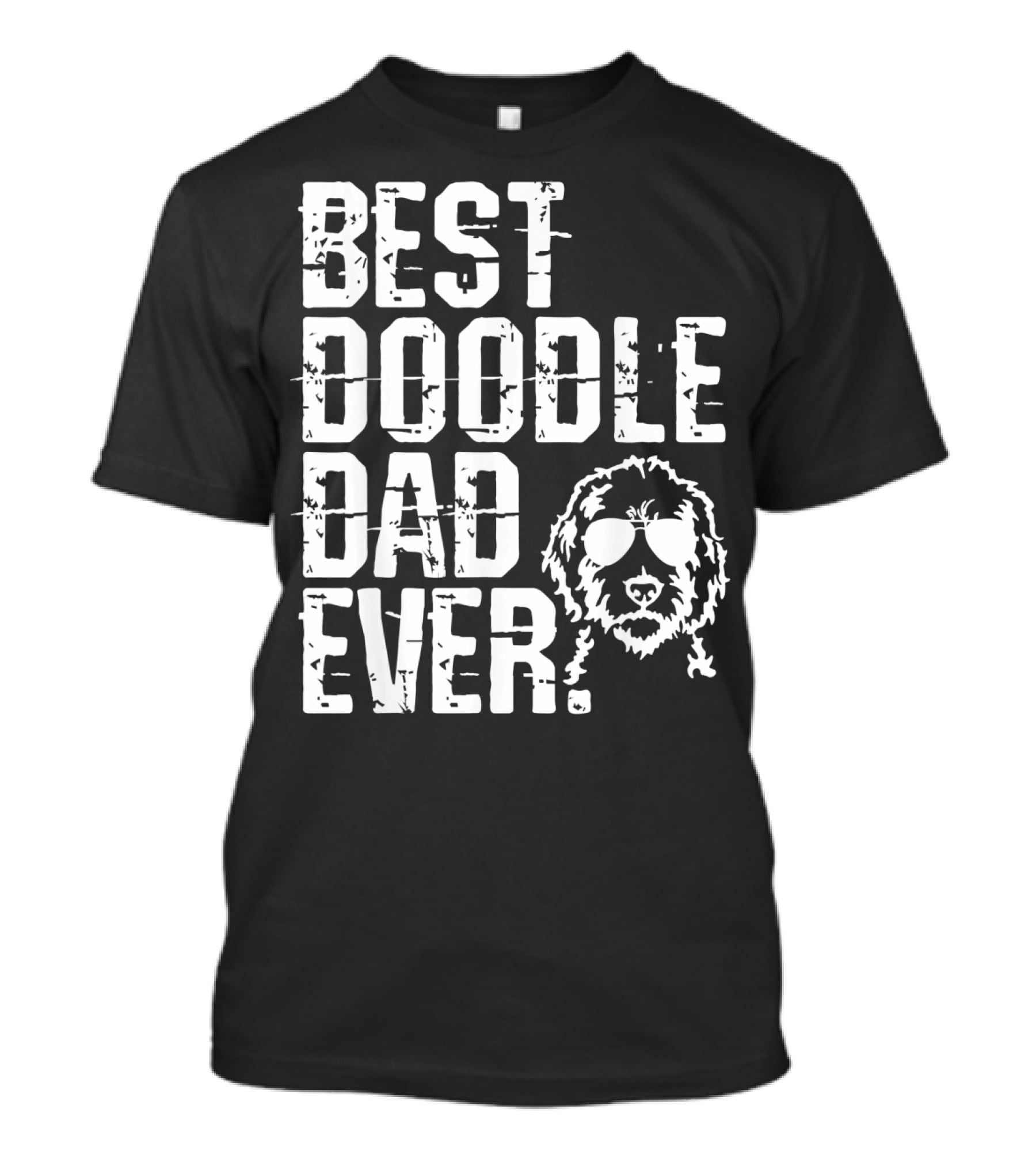 Best Doodle Dad Ever Golden Retrievers Sunglasses T-Shirt