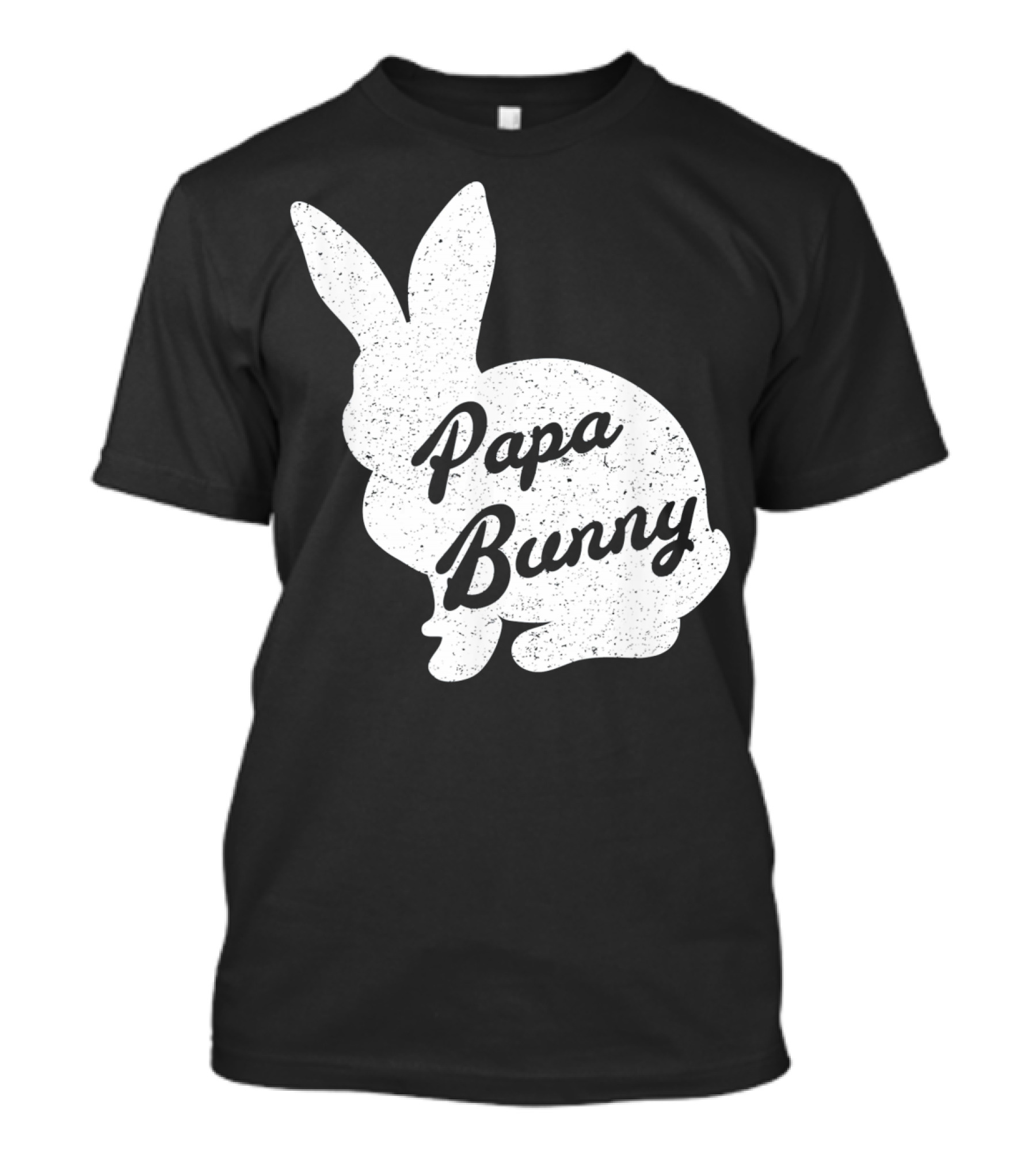 Papa Bunny Funny And Cute Easter Mens T-Shirt