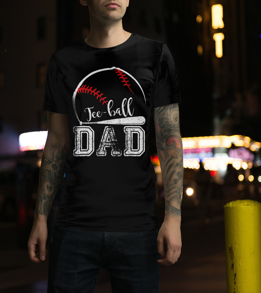 Tee-Ball Dad Mens Sport T-Shirt