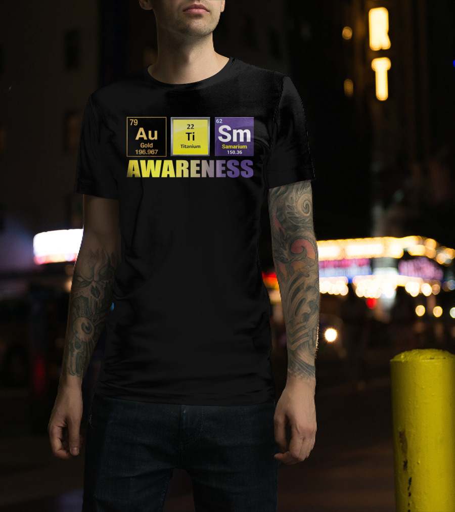Au Ti Sm Awareness Elements T-Shirt