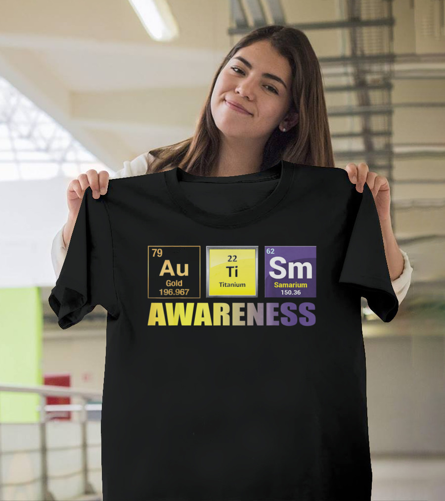 Au Ti Sm Awareness Elements T-Shirt