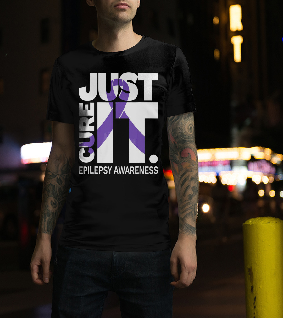 Just Cure It Epilepsy Awareness T-Shirt
