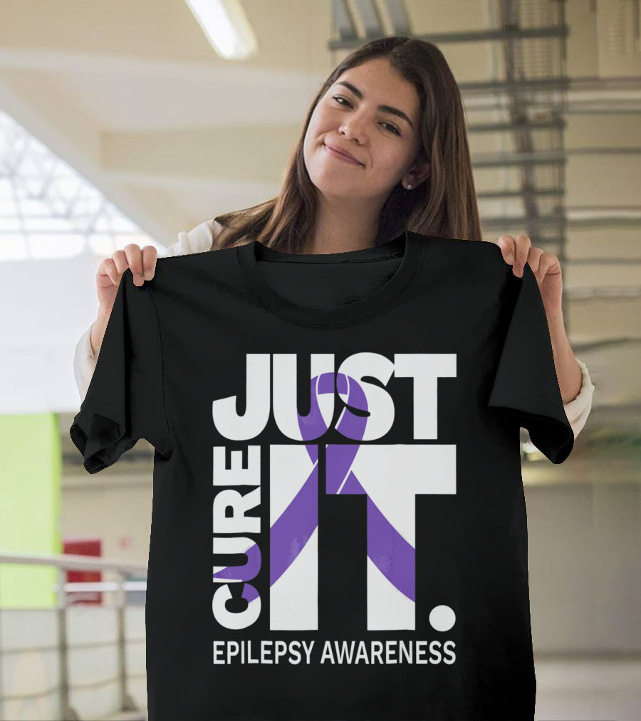 JUST CURE IT EPILEPSY AWARENESS T-Shirt