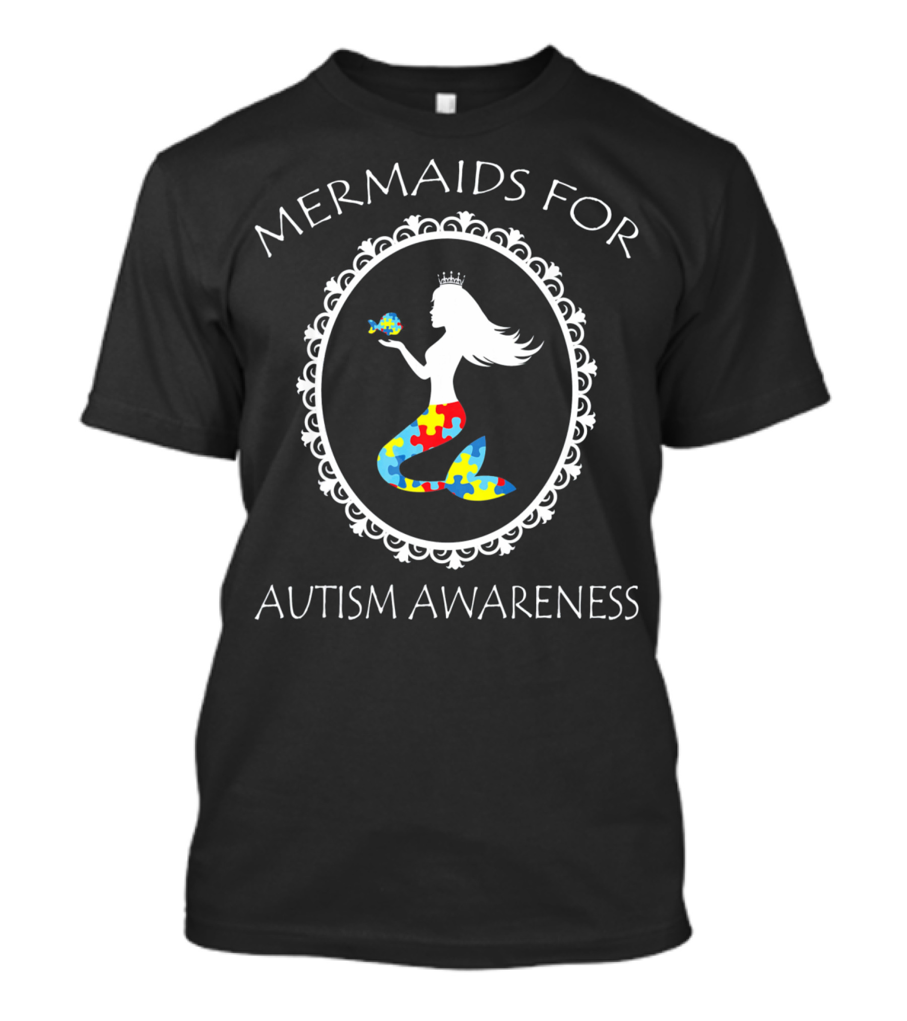 Mermaids For Autism Awareness T-Shirt