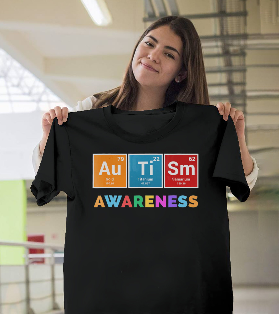 Au Ti Sm Awareness Gold Titanium Samarium T-Shirt