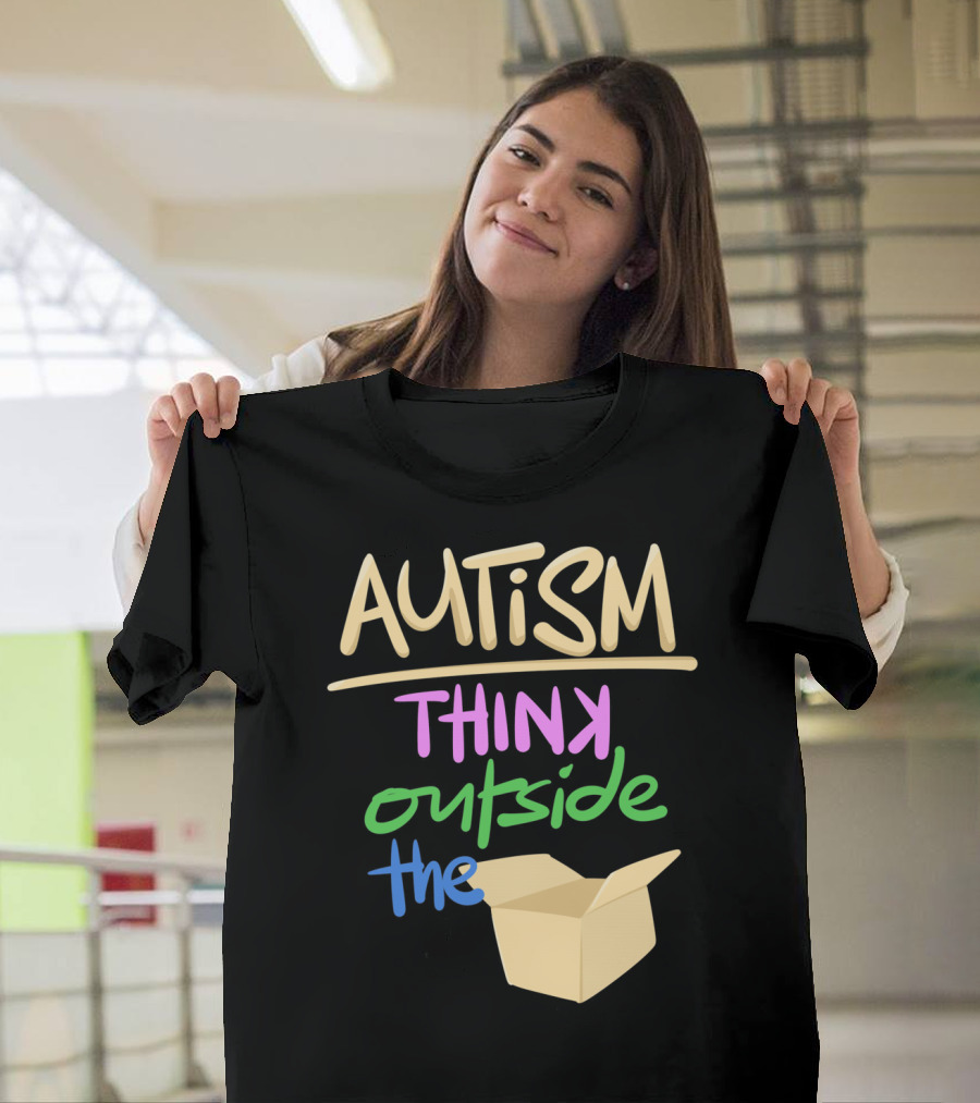 Autism Awareness Think Outside The Box T-Shirt