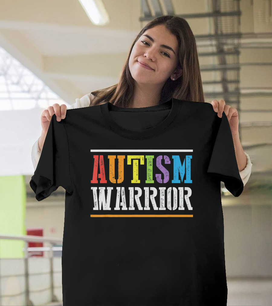 Autism Warrior Autism Awareness Month T-Shirt