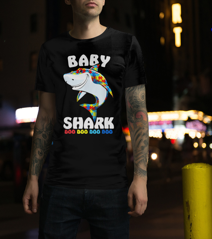 Baby Shark Doo Doo Doo Doo Puzzle Birthday T-Shirt