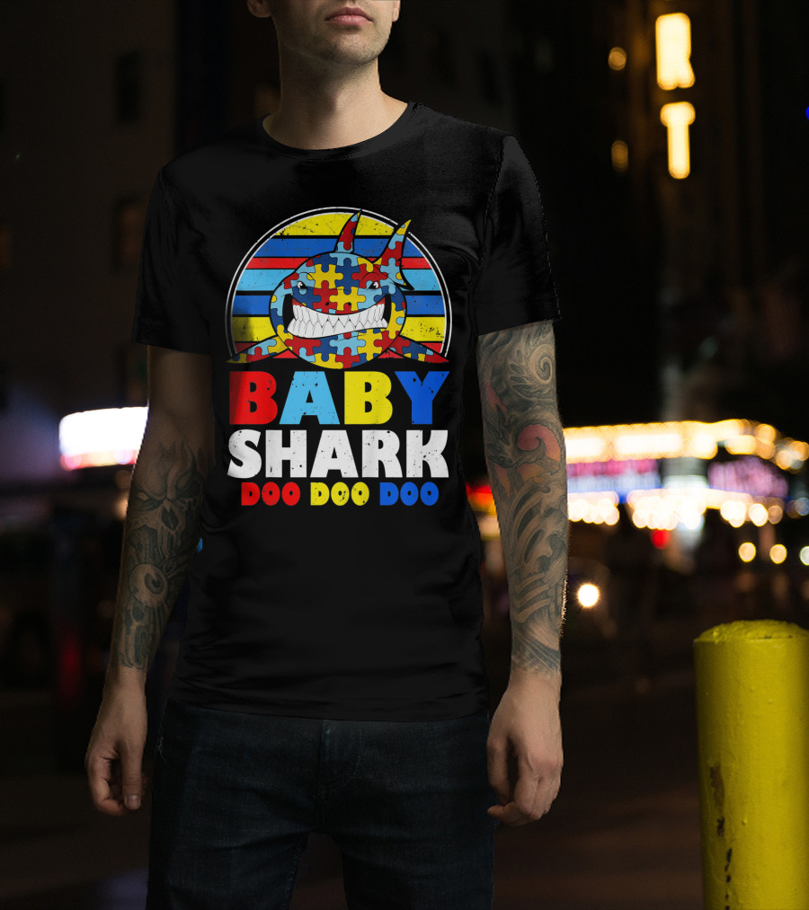Baby Shark Doo Doo Doo Puzzle T-Shirt