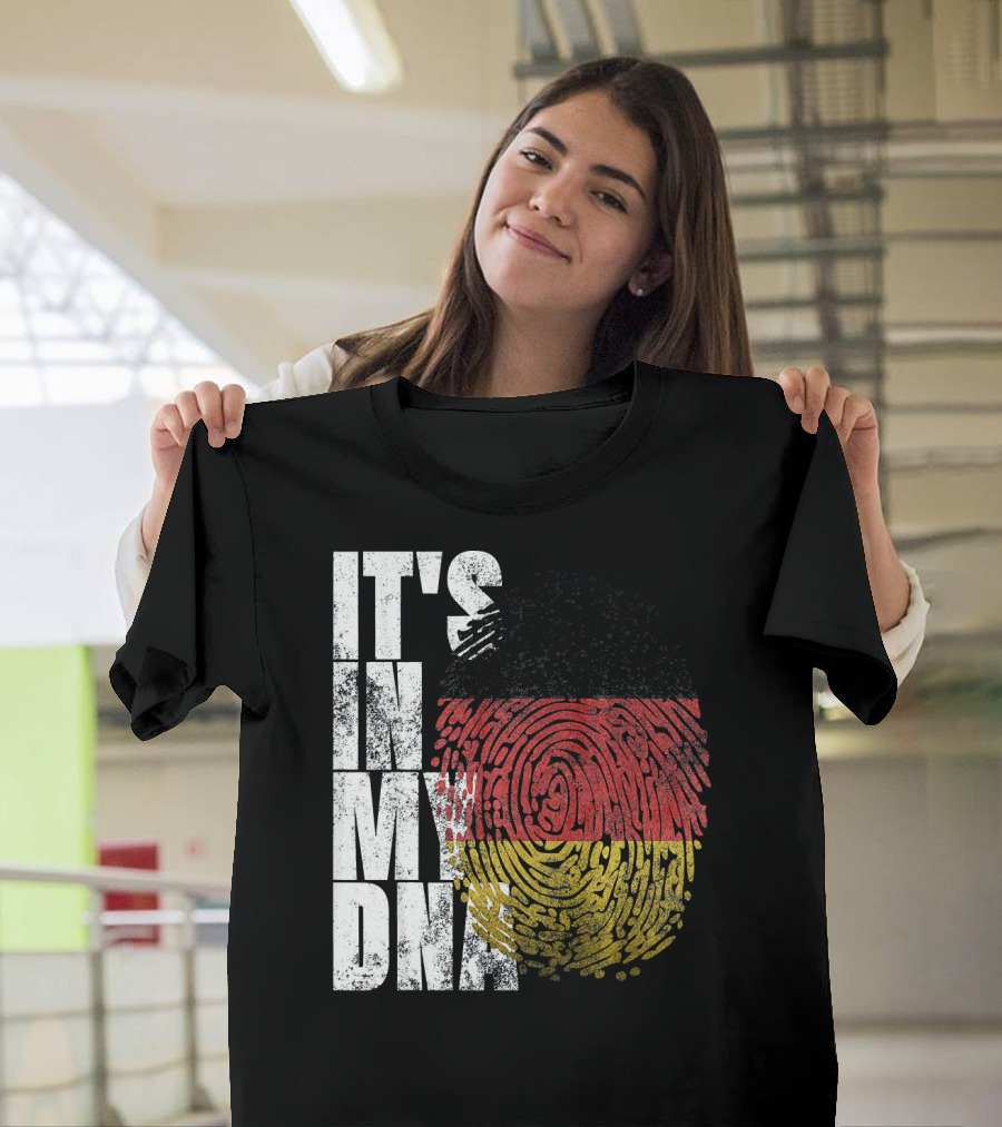 It's In My DNA German Flag Fingerprint Oktoberfest T-Shirt