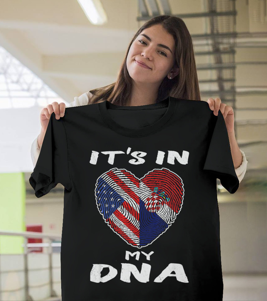 It's In My DNA Croatia Flag Heart Croatian Bira T-Shirt