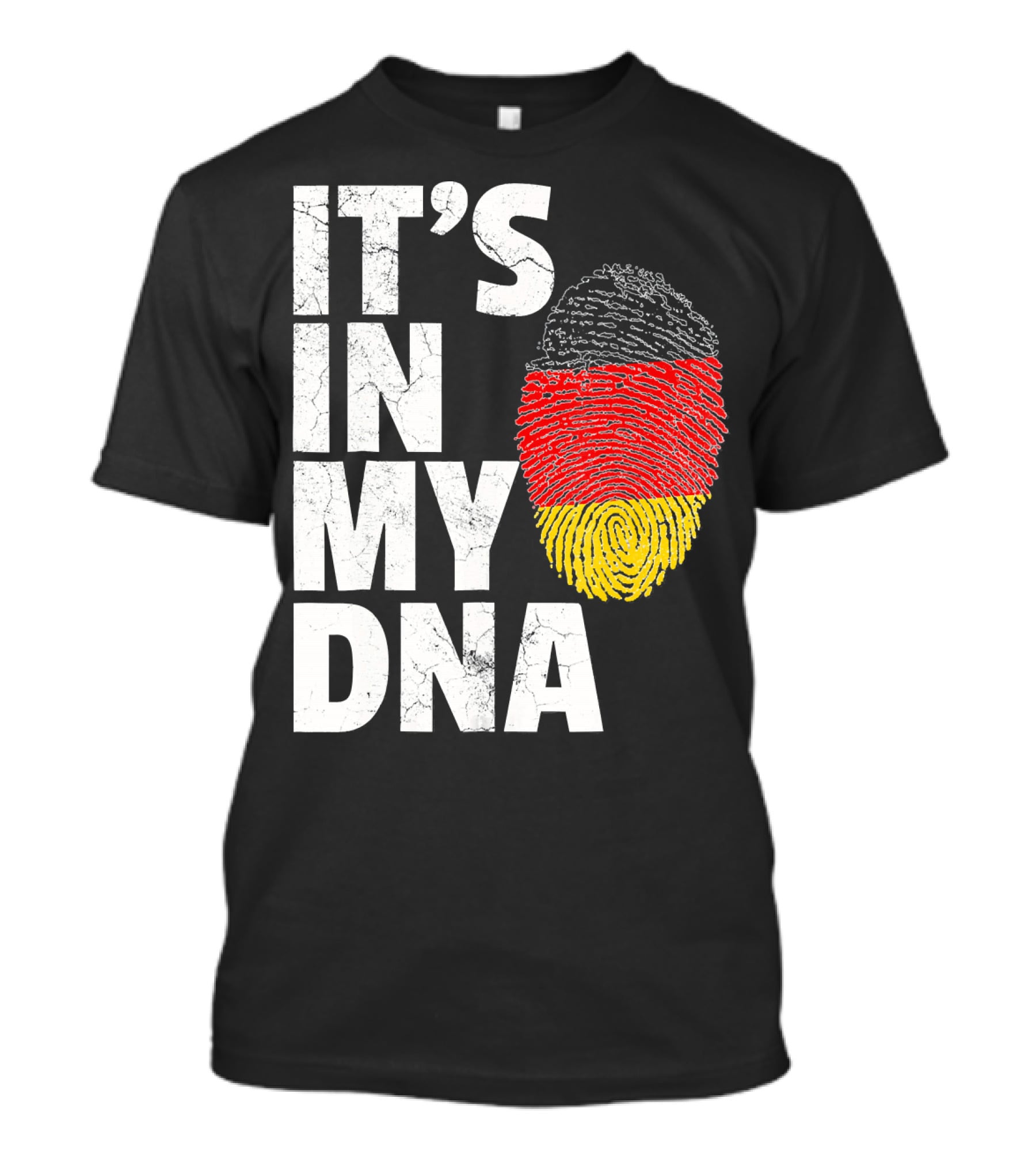 IT'S IN MY DNA German Flag Fingerprint Germany T-Shirt
