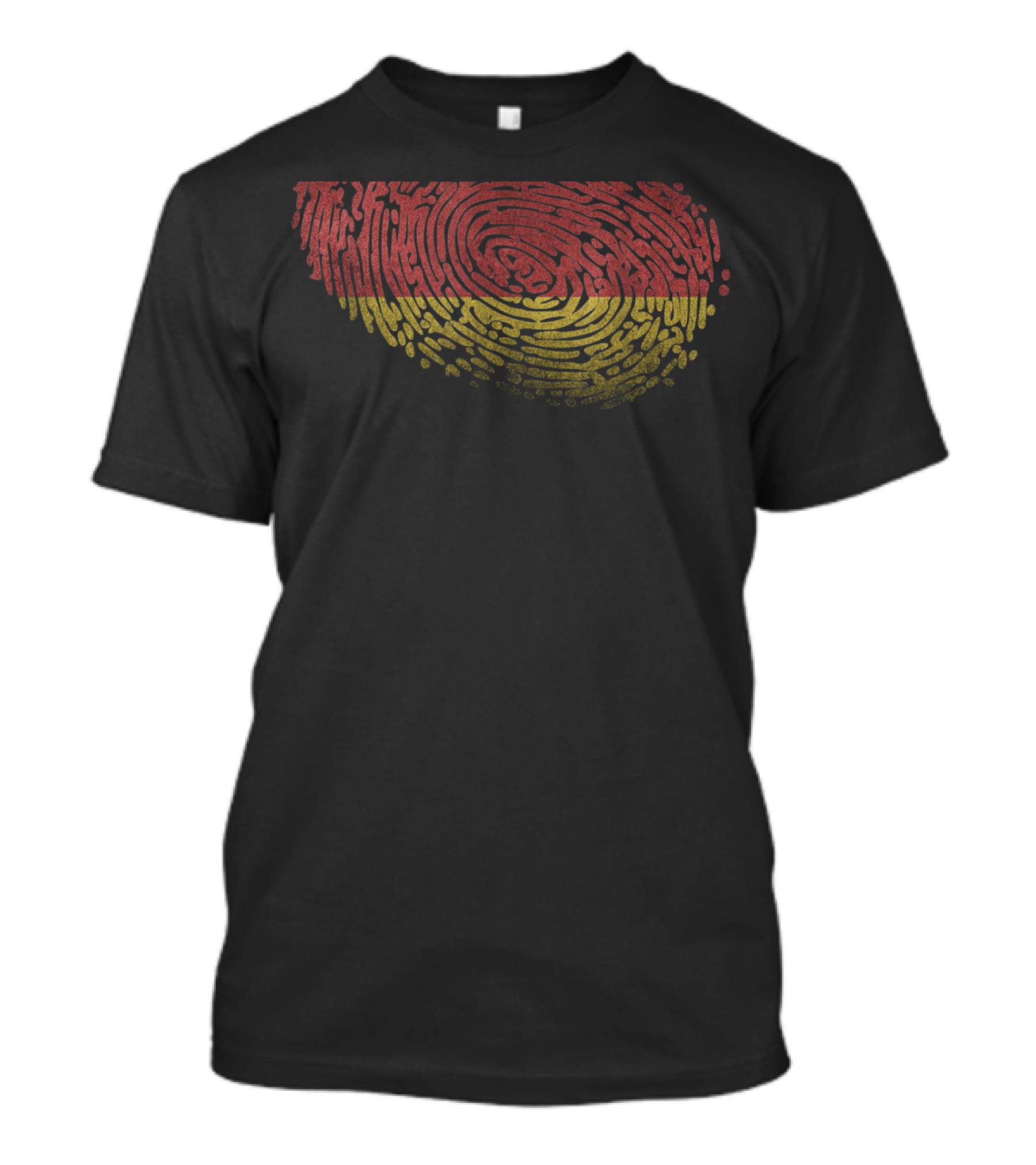 Its In My DNA Germany Deutschland Fingerprint Flag T-Shirt