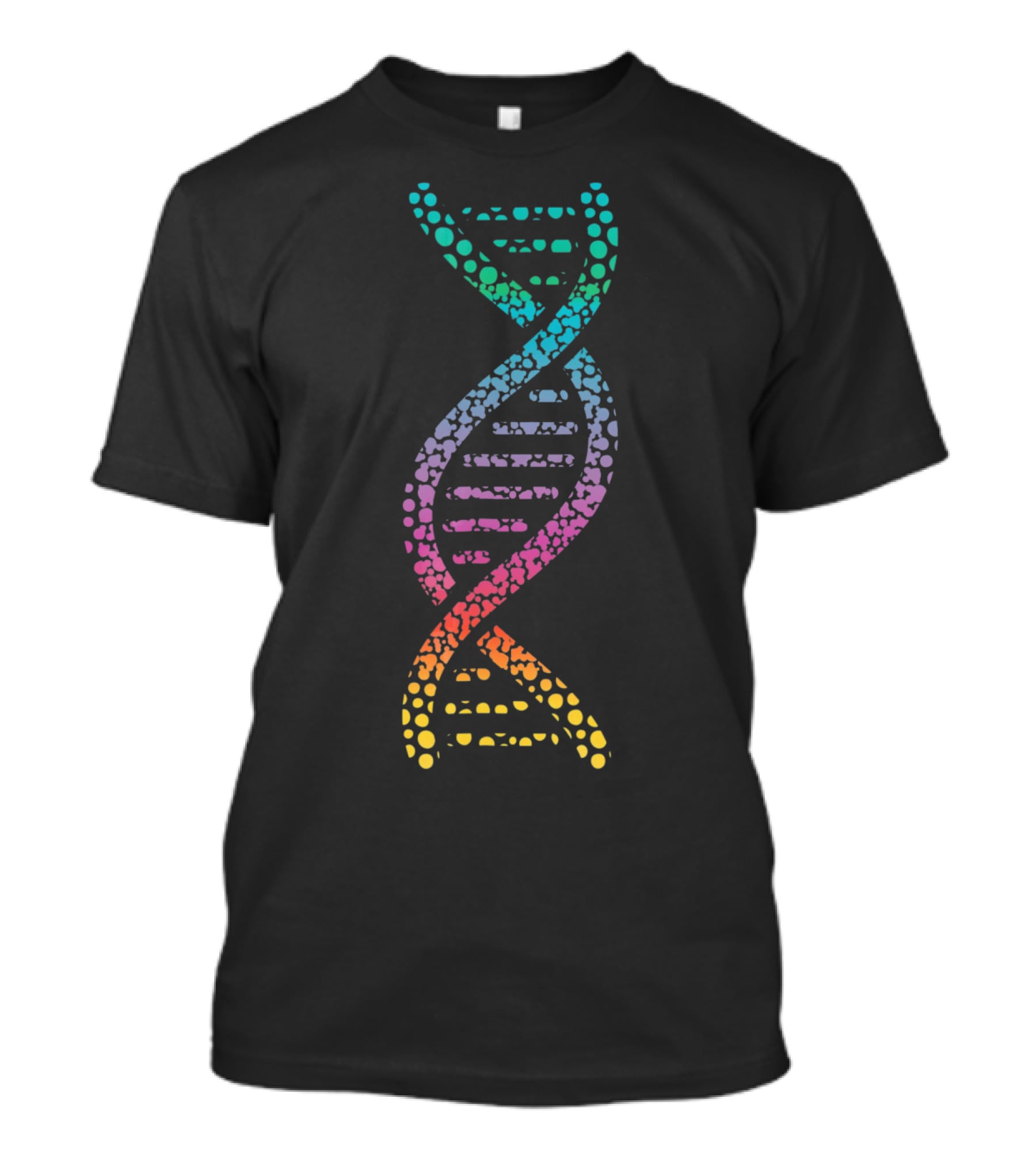 Colorful DNA Molecular World Genes Biology Lover T-Shirt