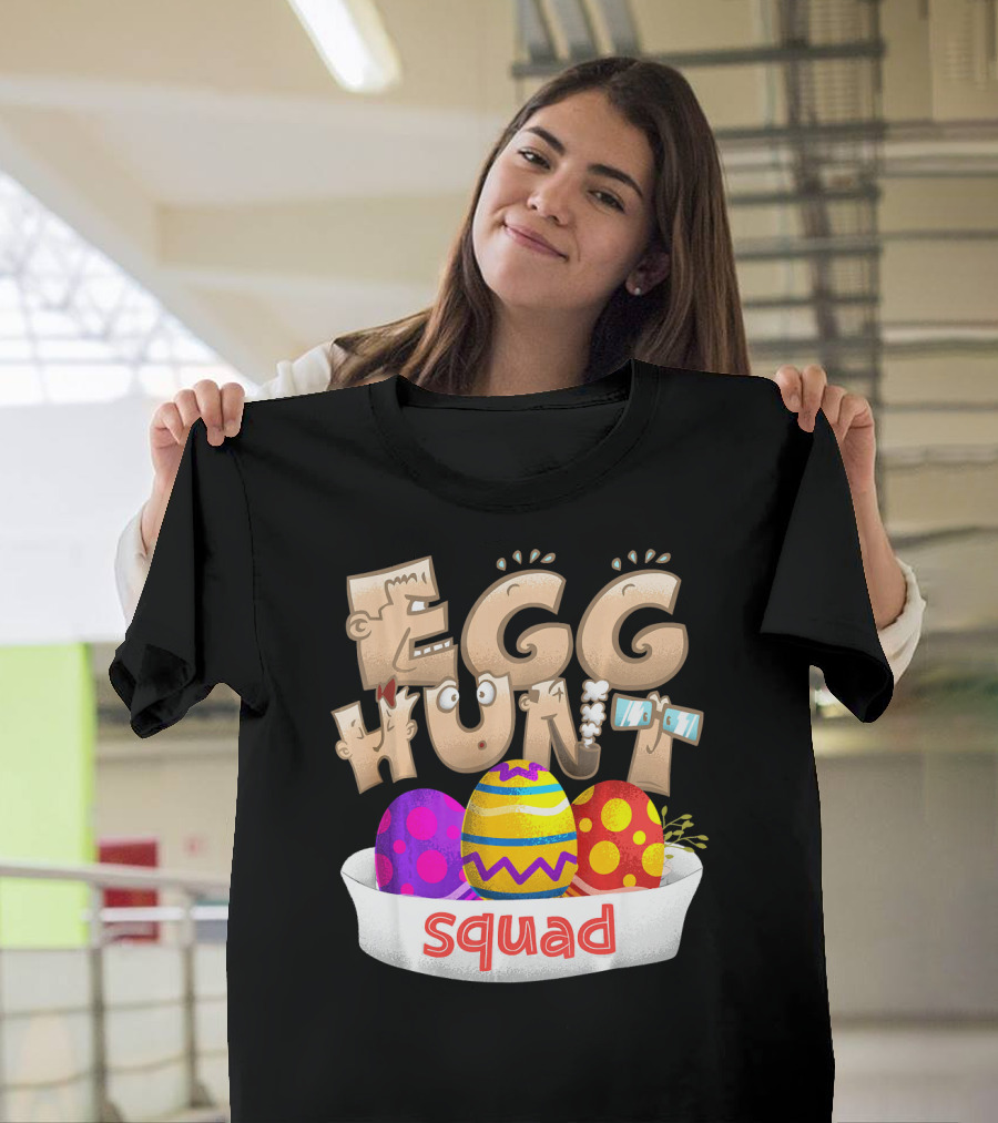 Egg Hunt Squad Cool Easter T-Shirt