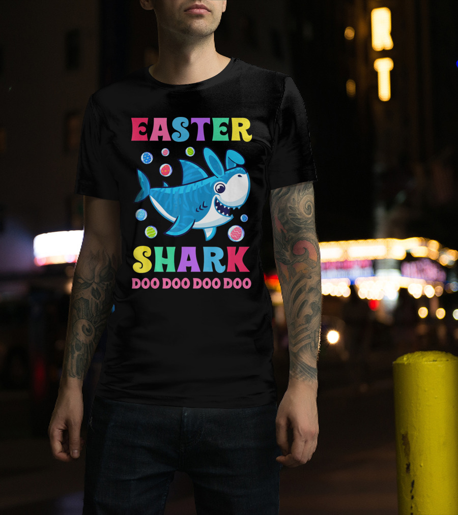 Easter Shark Doo Doo Doo Doo T-Shirt