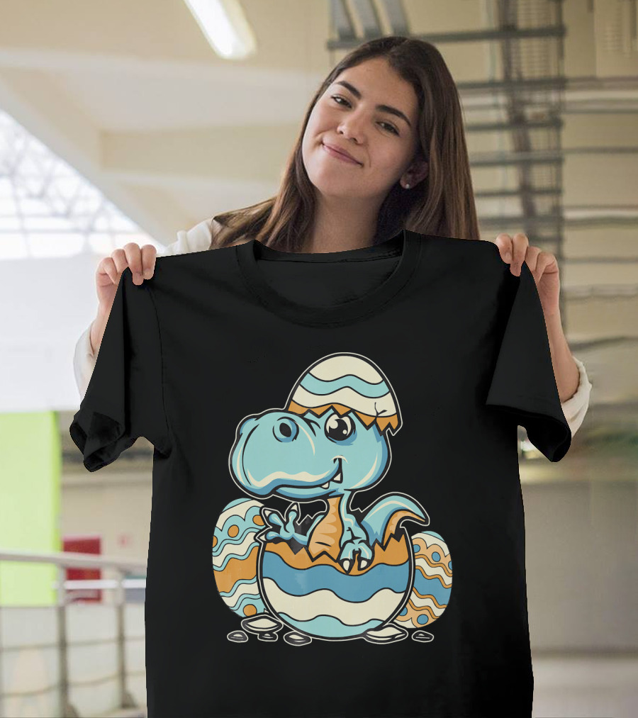 Dinosaur Hatchling in Easter Egg Delight T-Shirt