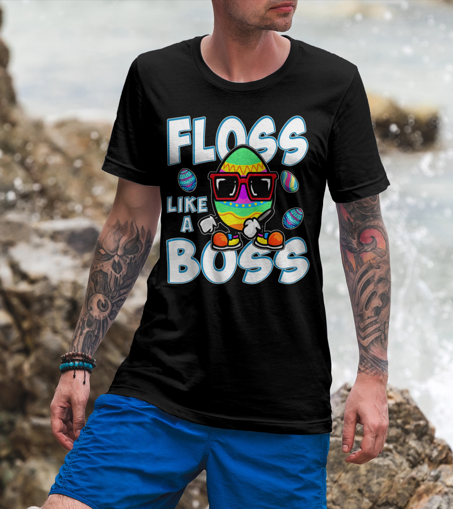Floss Like A Boss Easter Egg T-Shirt