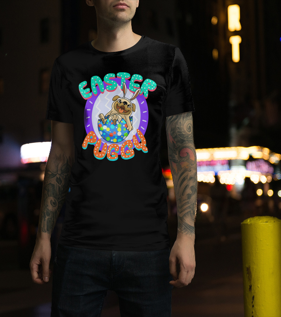 Easter Puggy Cute Resurrection Pug Dog T-Shirt