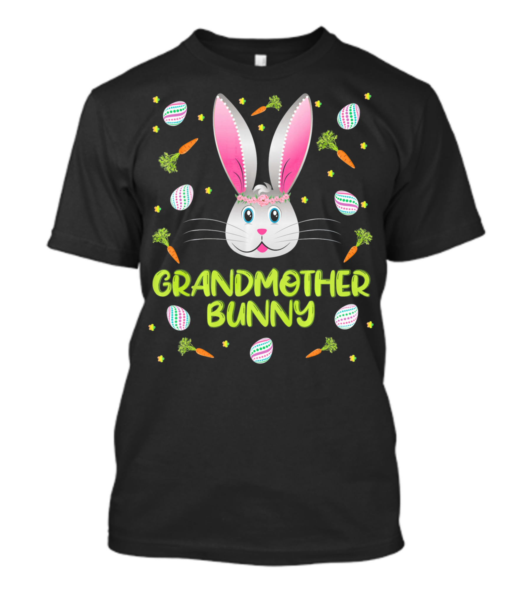 Grandmother Bunny Easter Egg Hunt T-Shirt