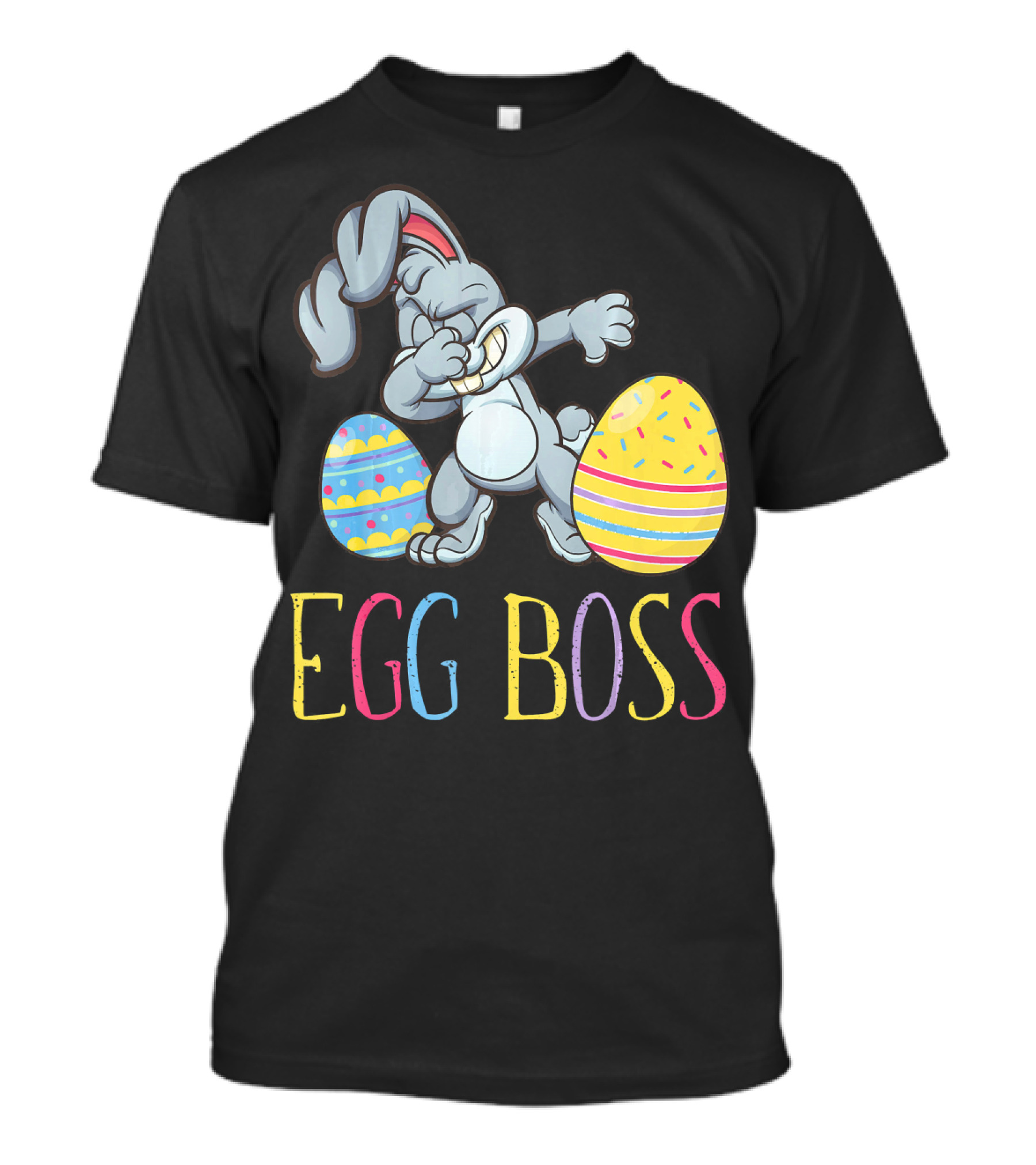 Dabbing Bunny Egg Boss Easter Fun T-Shirt