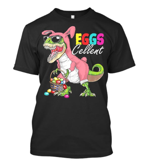 EGGS Cellent Dinosaur Easter Rex Bunny T-Shirt