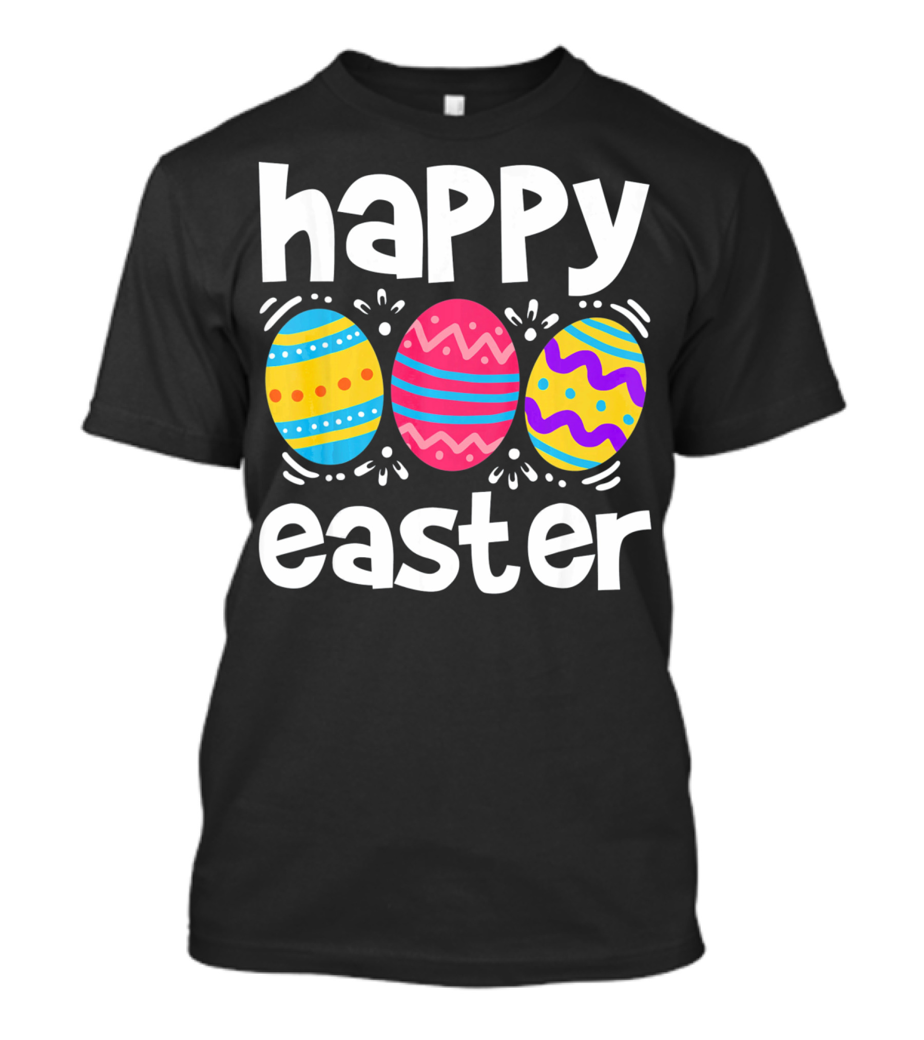 Happy Easter Colorful Eggs T-Shirt