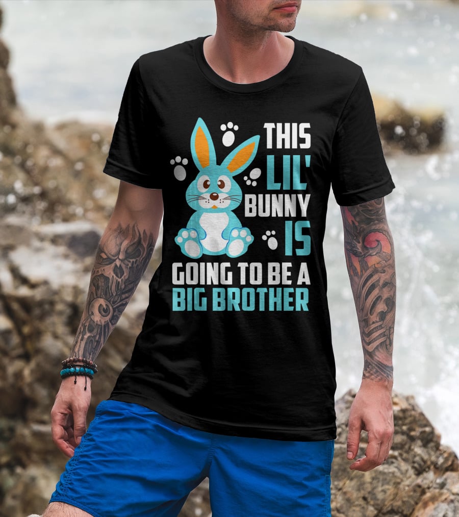 This Lil' Bunny Is Going To Be A Big Brother T-Shirt