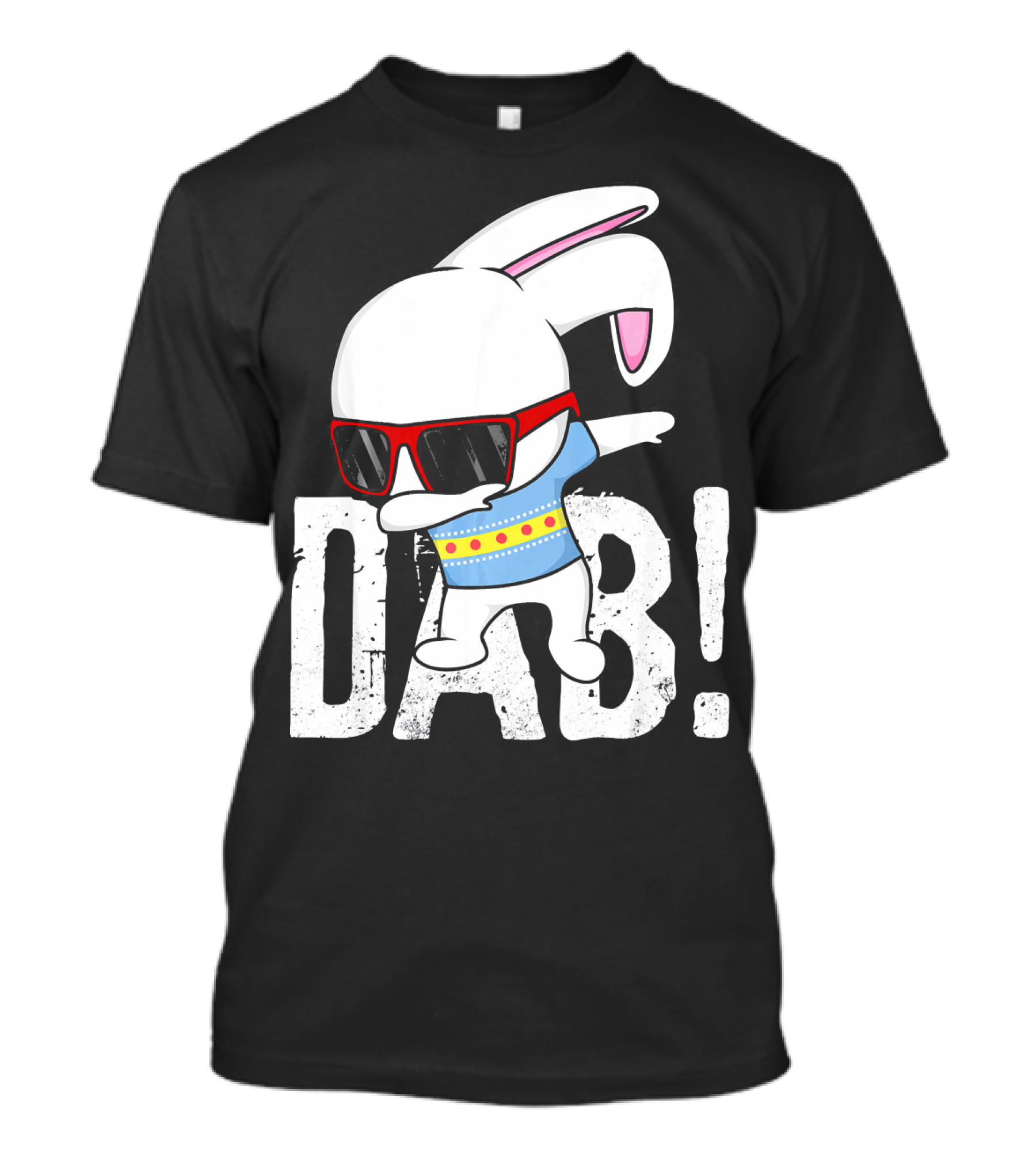 Dabbing Bunny Hip Hop Easter Dab With Sunglasses T-Shirt