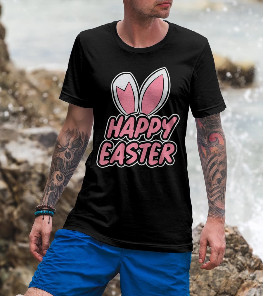 Happy Easter Bunny Ears T-Shirt