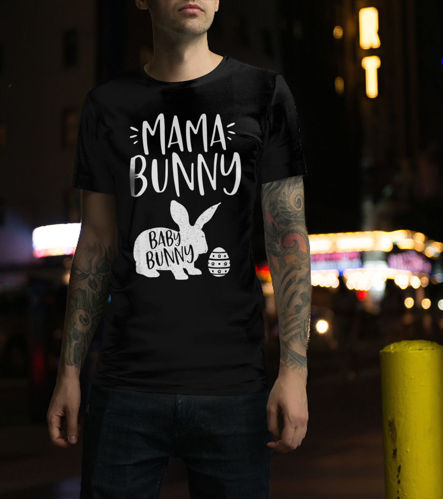 Mama Bunny Baby Bunny Cute Easter T-Shirt