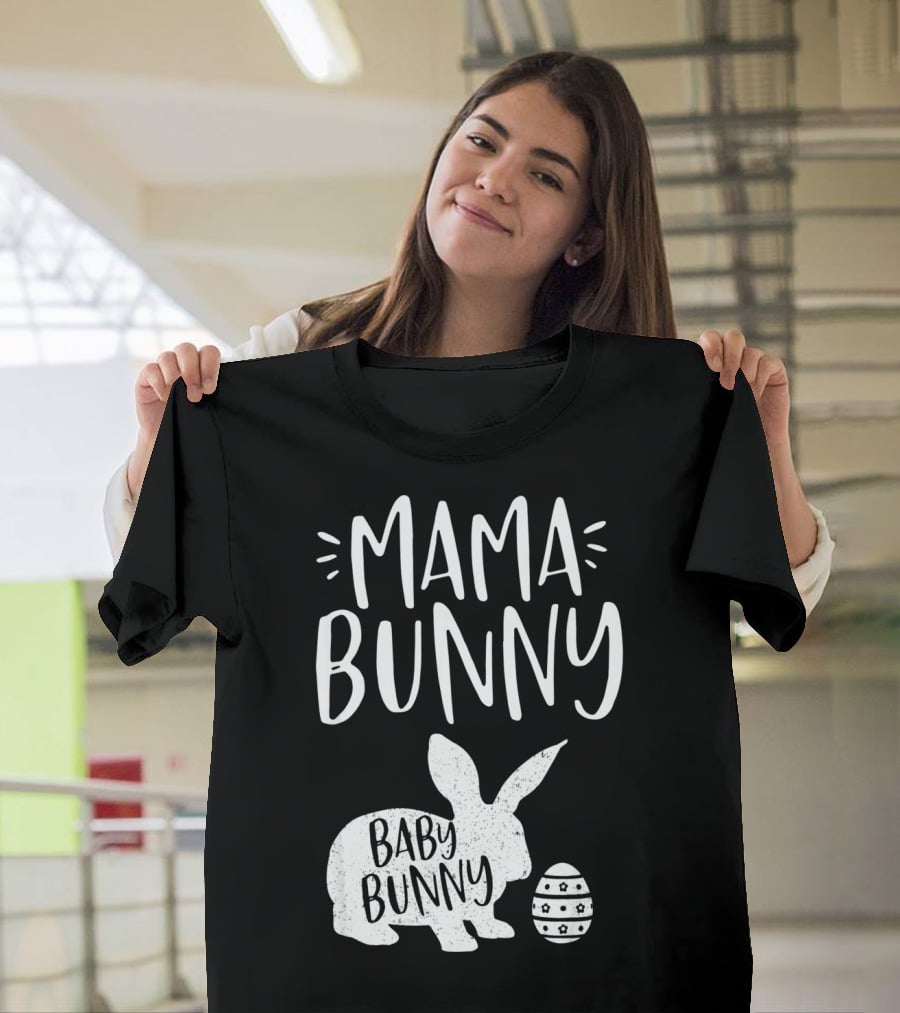 Mama Bunny Baby Bunny Cute Easter T-Shirt